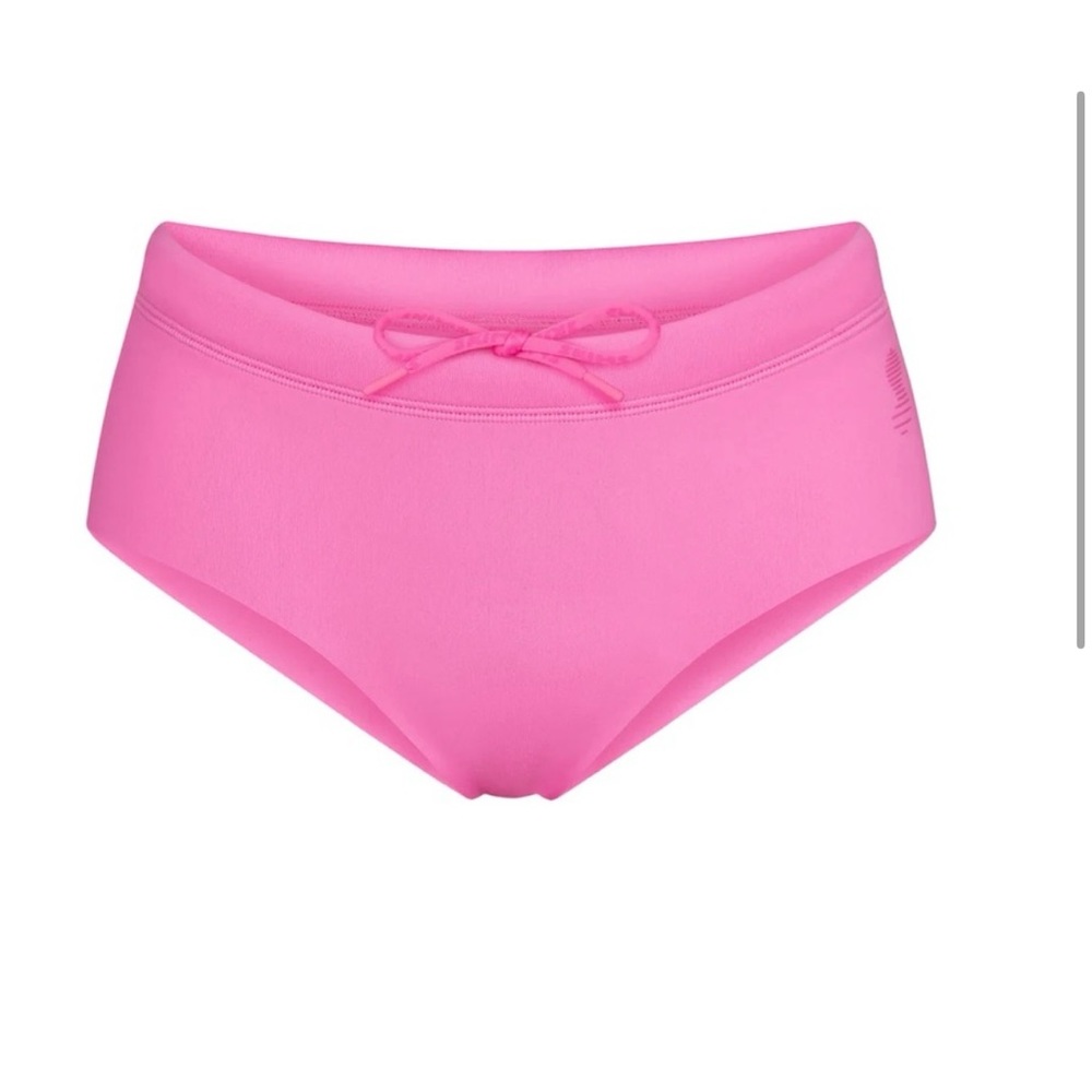 SKIMS Sport Swim Cheeky Bottoms Bikini Taffy Pink Medium